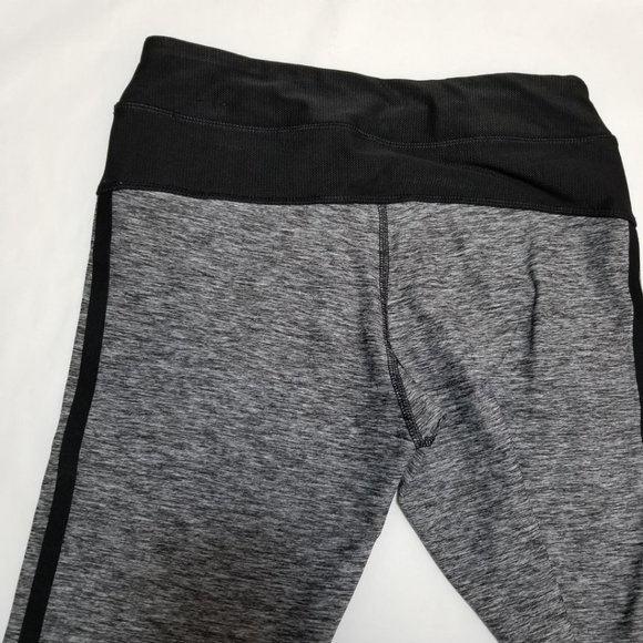 RBX Gray Spacedye Print High Rise Crop Leggings - Picture 2 of 5